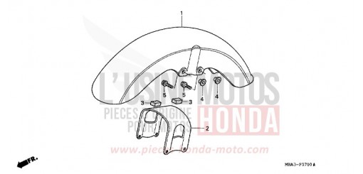 FRONT FENDER VT750C2V de 1997